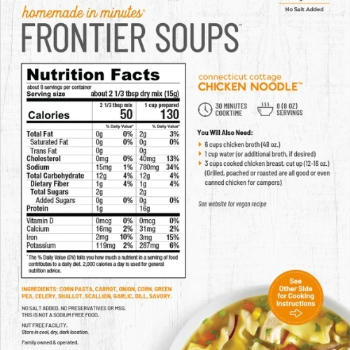 Connecticut Cottage Chicken Noodle Soup Mix - Image 3