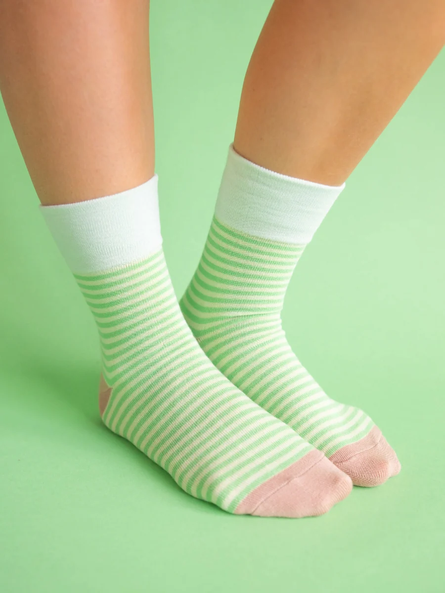 Crescent Socks - Garden Mini Crew Socks - Image 4