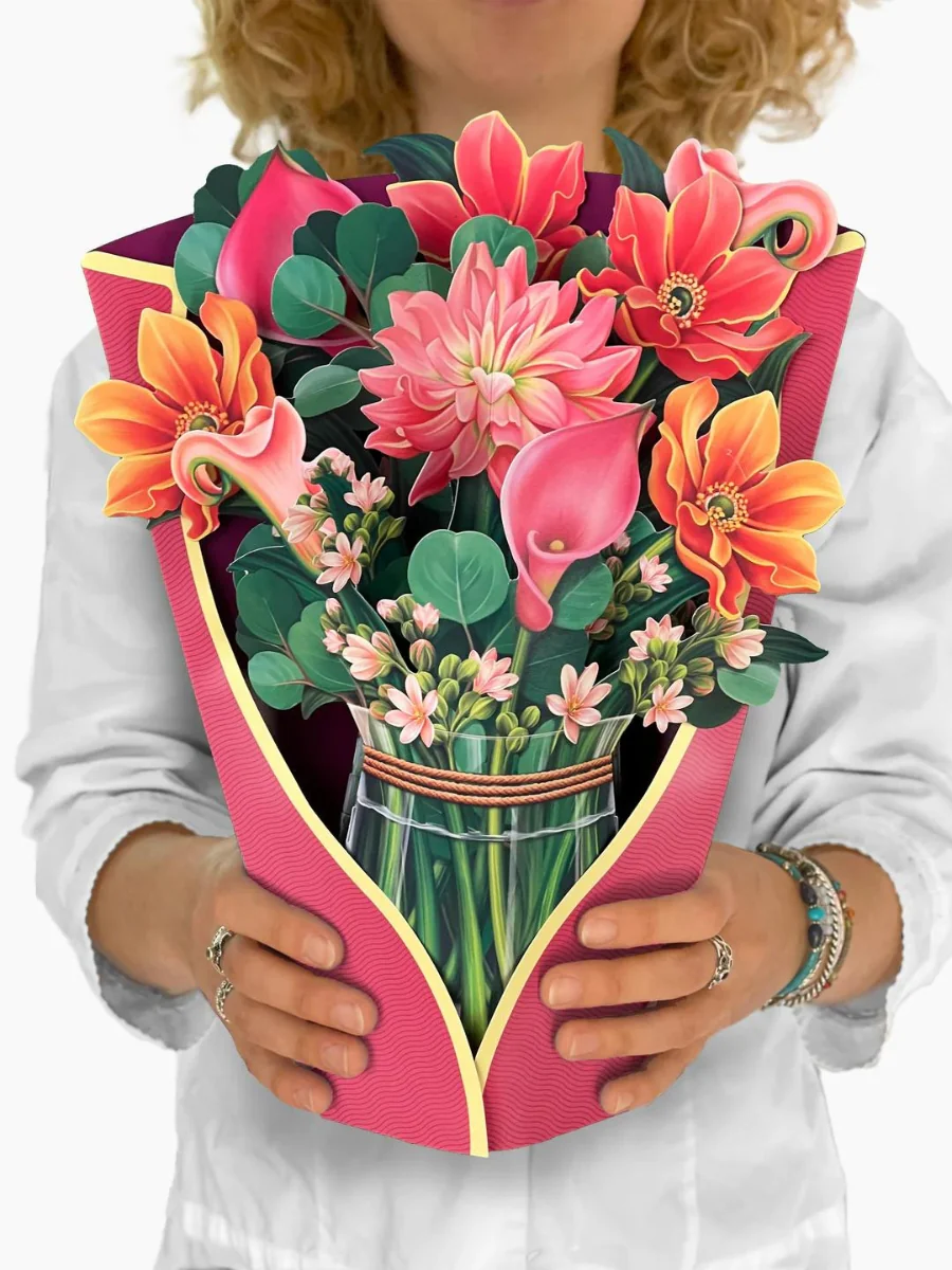 Dear Dahlia Pop-Up Flower Bouquet - Image 3