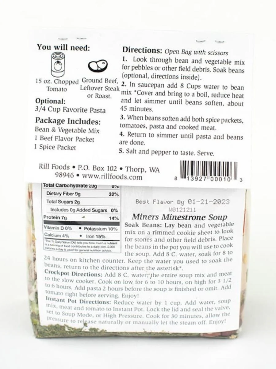 Miners Minestrone Soup - Image 3