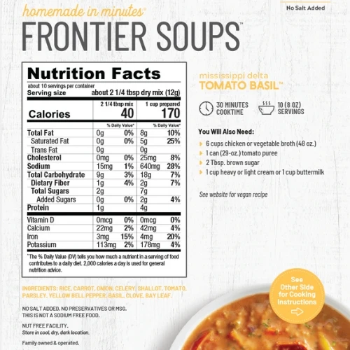 Mississippi Delta Tomato Basil Soup Mix - Image 3