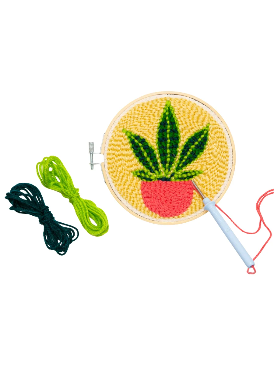 Kikkerland Plant Punch Needle Kit - Image 2