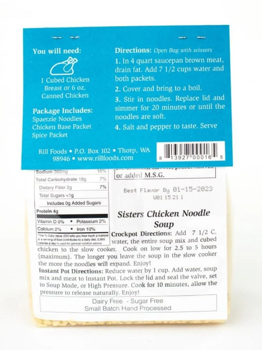 Sisters Chicken Noodle Soup - Image 3