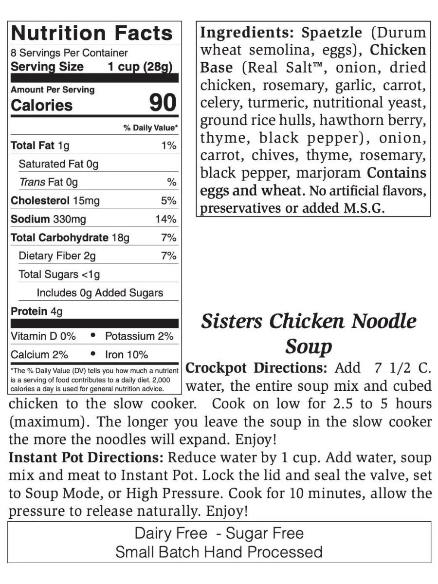 Sisters Chicken Noodle Soup - Image 4