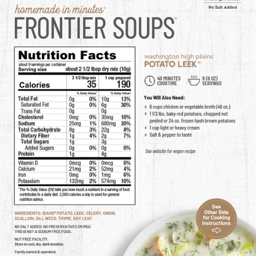 Washington High Plains Potato Leek Soup Mix - Image 3