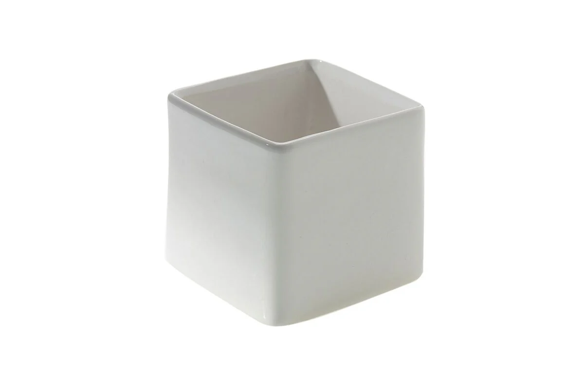 White Urban Square Pot - Image 3