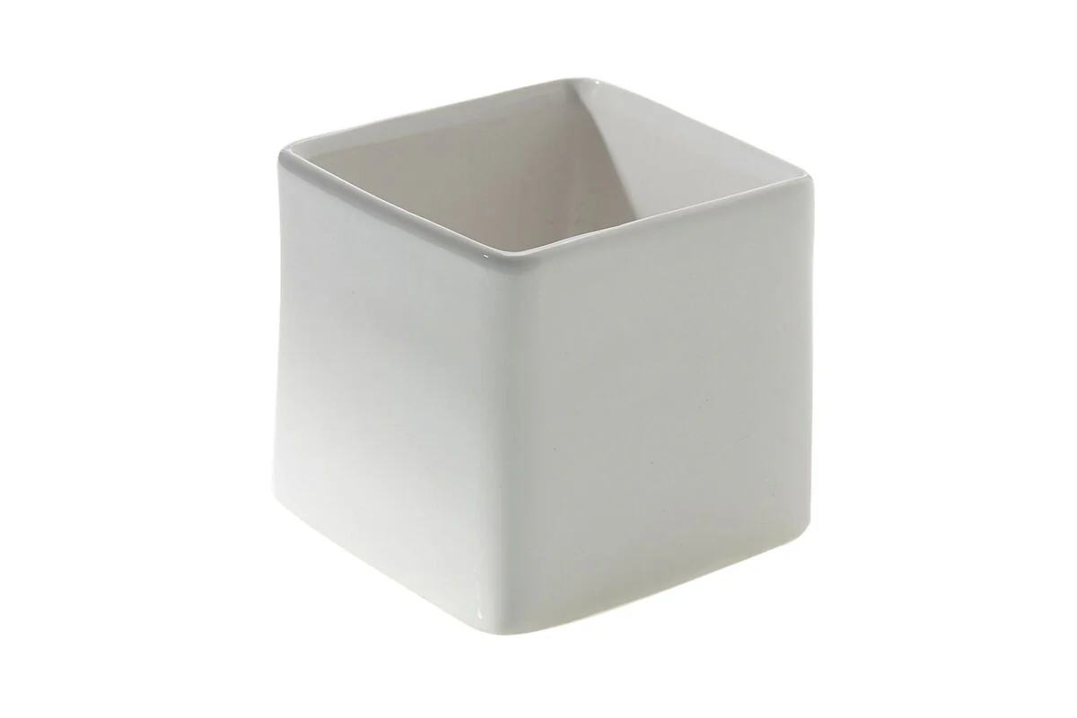 White Urban Square Pot - Image 4